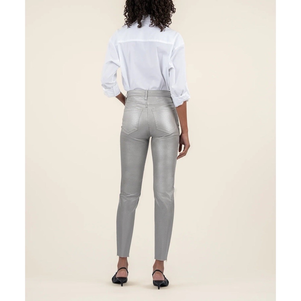 NWT Kut From The Kloth Charlize Coated Cigarette Leg Jeans Size 6 - Picture 3 of 16